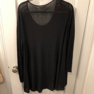 Eileen Fisher pull over sheer sweater 2x
